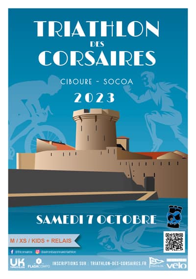 Triathlon des Corsaires - affiche 2023